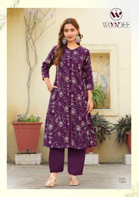 Woodee mahika a line coord set online cloth wholesale market
